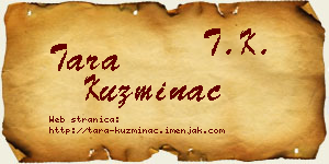 Tara Kuzminac vizit kartica